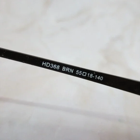 Harley Davidson Eyeglasses Frame HD368 Men Gunmetal Full Rim Rectangle 55-18-140 - Picture 6 of 7